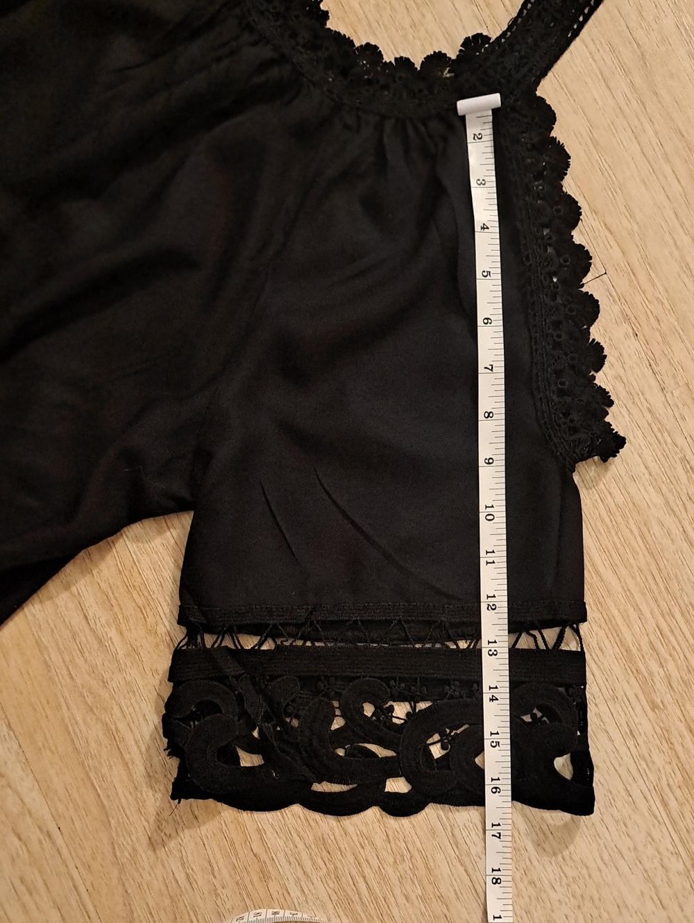 Swimsuits For All Black Crochet-Trim Swim Cover - Picture 8 of 9